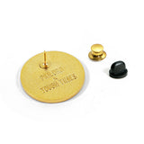 Fuck The Algorithm Gold Pin