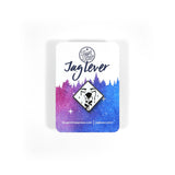 Jag Lever Crying Rose Pin