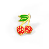 Cherry Dice Pin