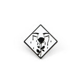 Jag Lever Crying Rose Pin