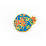 Gold Chrysanthemum Pin